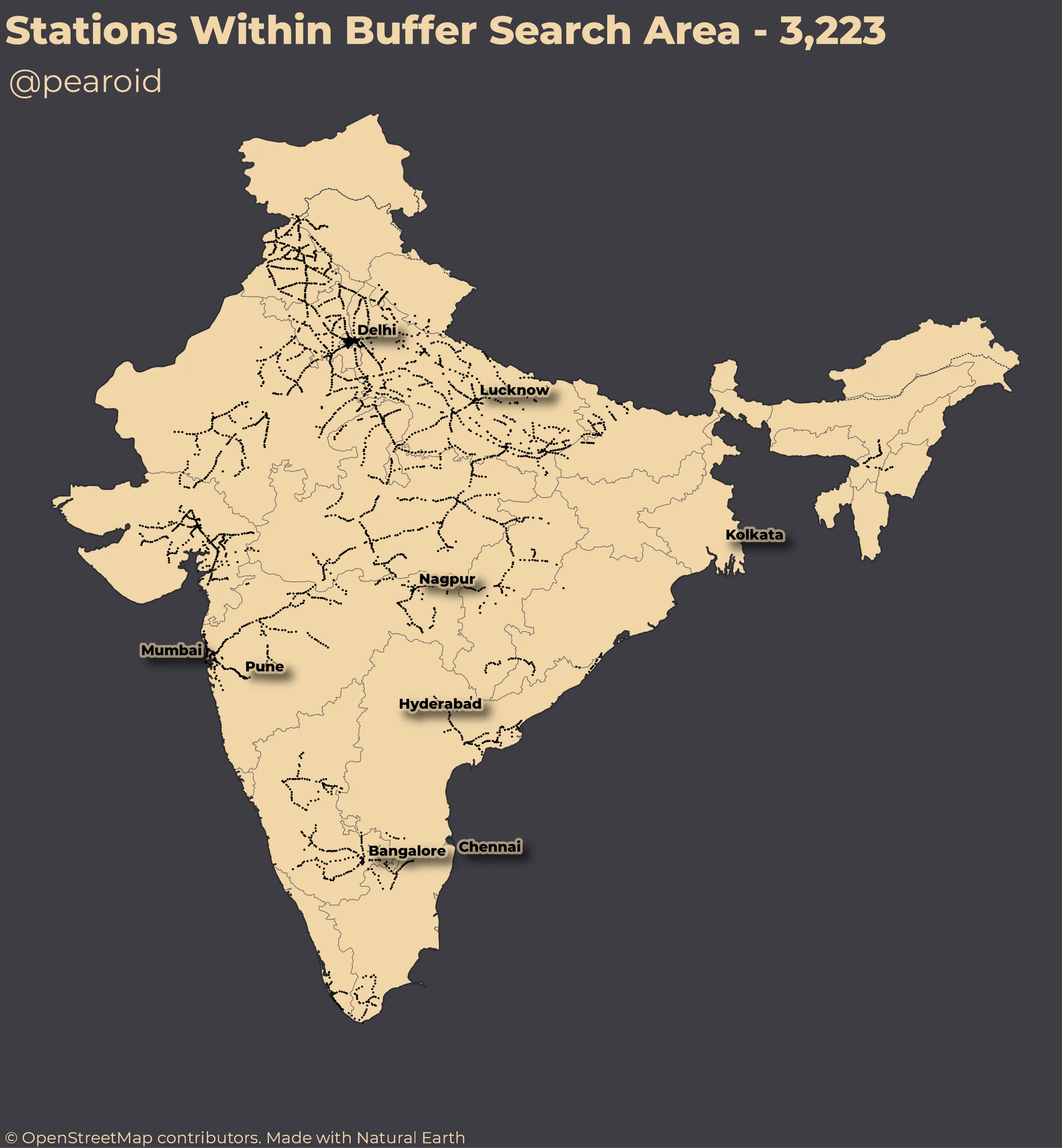 Stations within Buffer Search Area