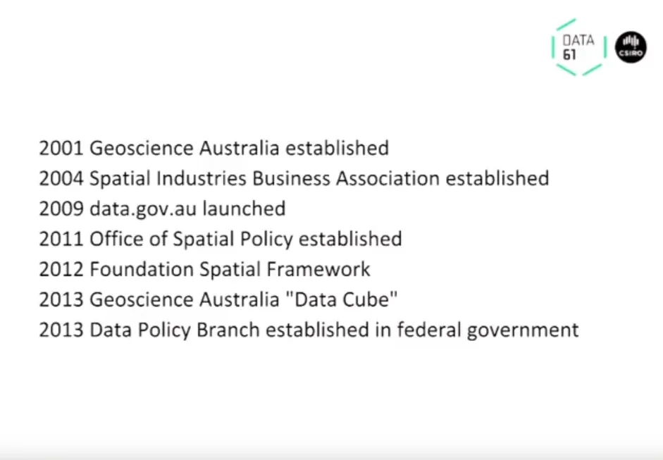 Screenshot from FOSS4G NA' YouTube video