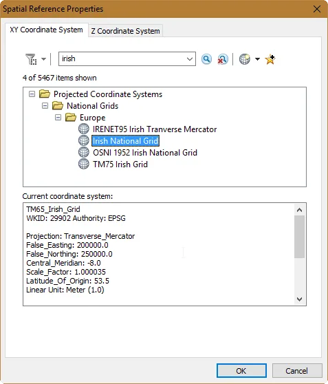 Reproject in ArcMap
