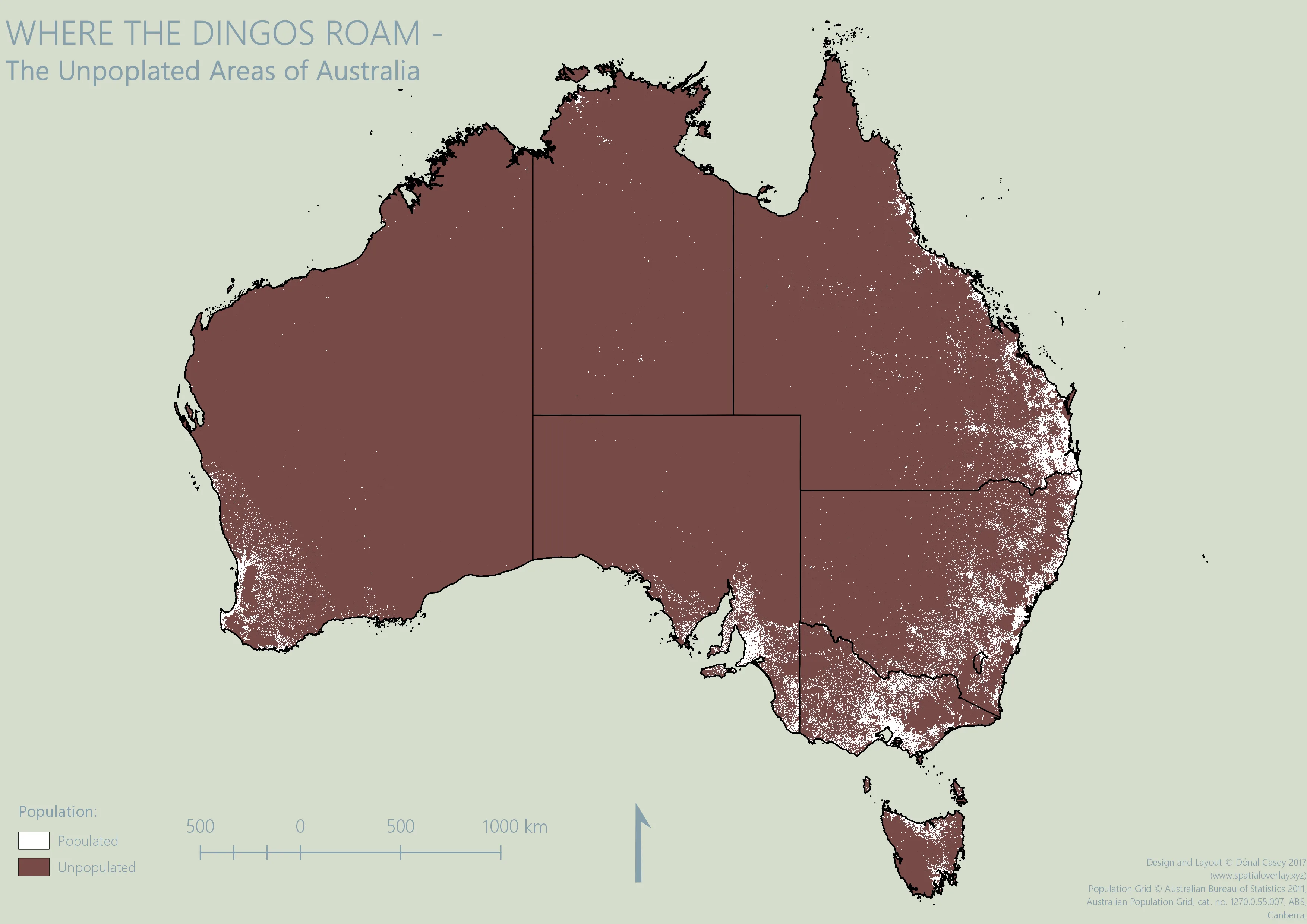 Unpopulated Areas of Australia