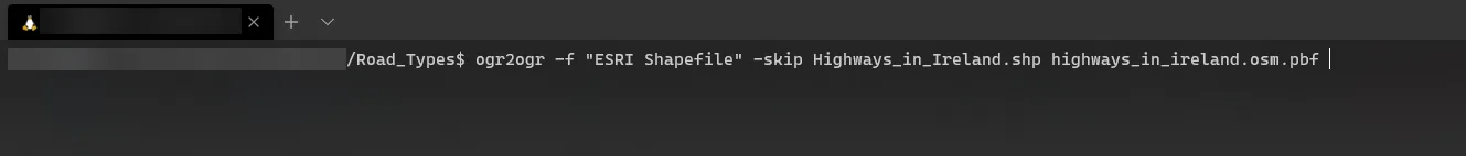 Save as Shapefile