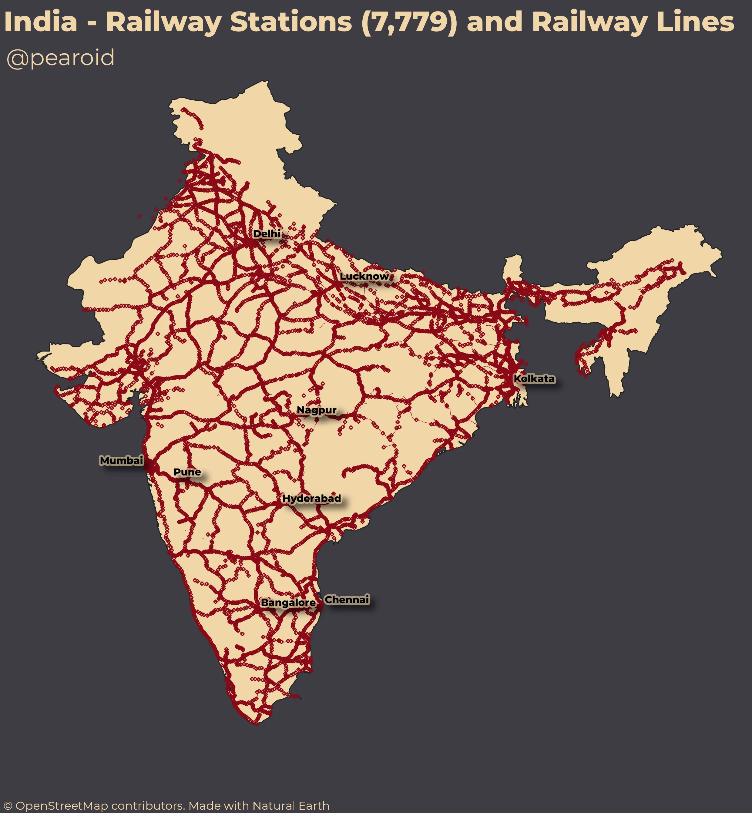 Railway Stations and Railway Lines