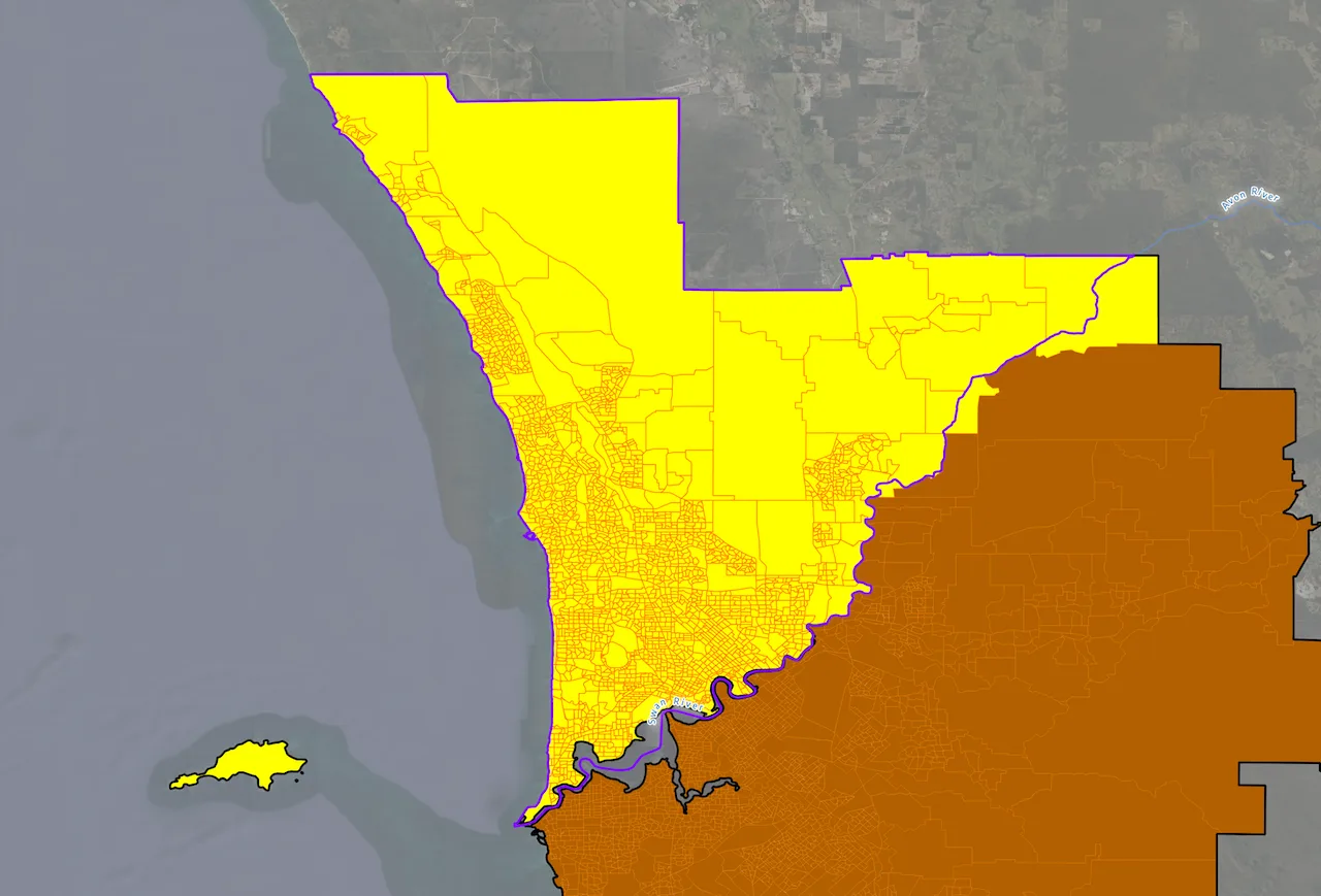 SA1 Areas North of the River