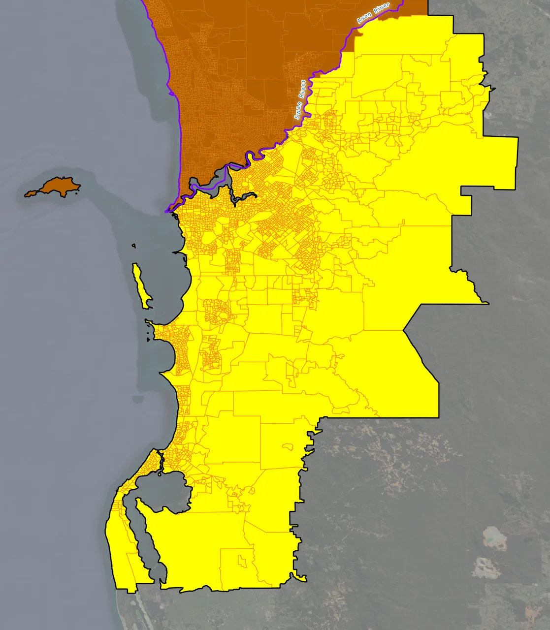 SA1 Areas South of the River